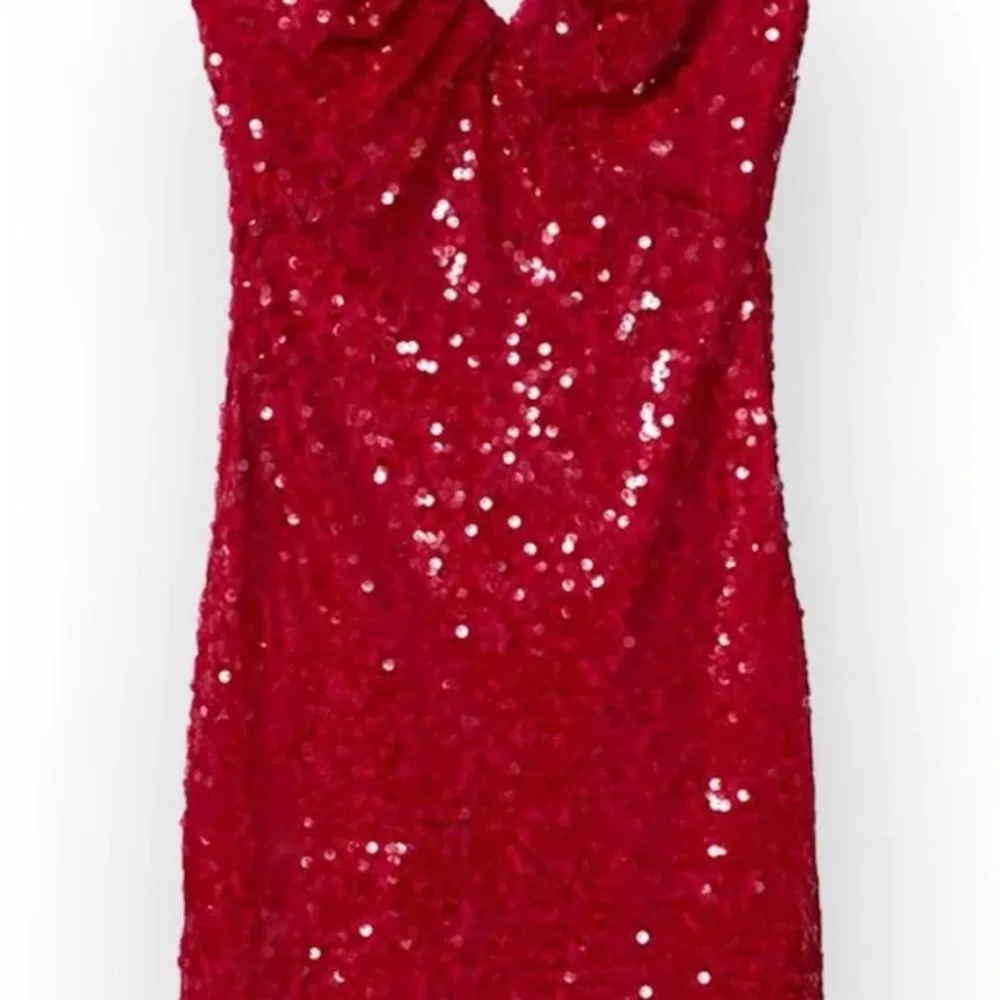 Red/pink Sequin Dress - Picture 5 of 6